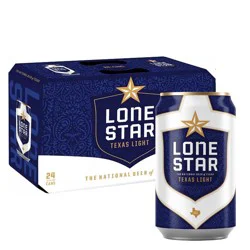 Lone Star Light Beer - 24pk/12 fl oz Cans