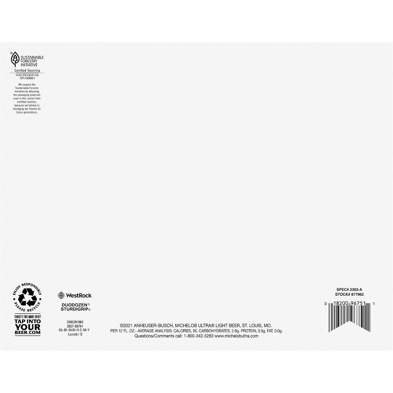 slide 9 of 11, Michelob ULTRA Superior Light American Lager Beer - 15pk/16 fl oz Bottles, 15 ct; 16 fl oz