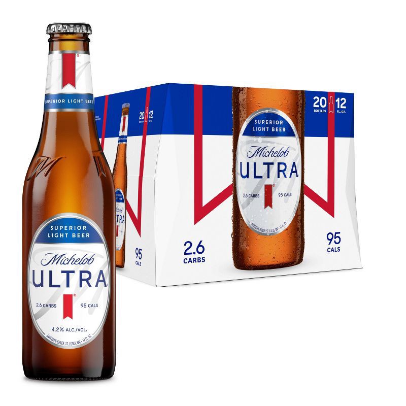 slide 1 of 11, Michelob ULTRA Superior Light American Lager Beer - 15pk/16 fl oz Bottles, 15 ct; 16 fl oz