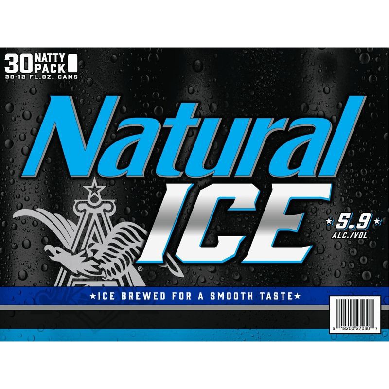 slide 1 of 5, Natural Ice Beer - 30pk/12 fl oz Cans, 30 ct; 12 fl oz