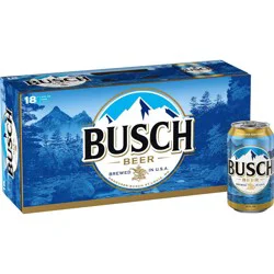 Busch Beer - 18pk/12 fl oz Cans