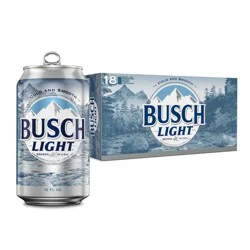 Busch Light American Lager Beer - 18pk/12 fl oz Cans
