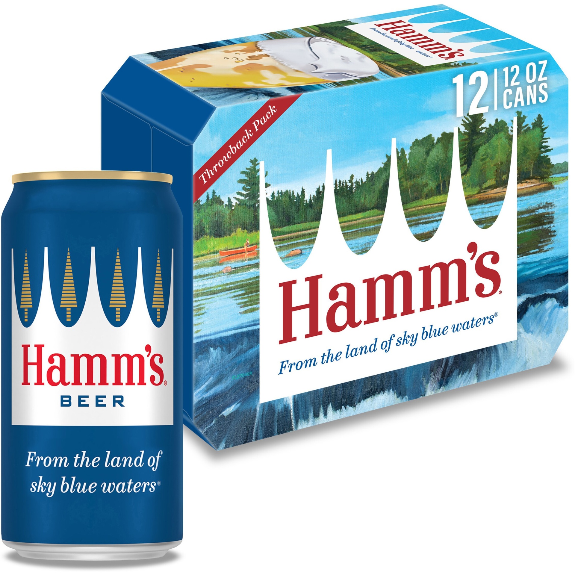 slide 1 of 5, Hamm's Premium Beer - 12pk/12 fl oz Cans, 12 ct, 12 fl oz