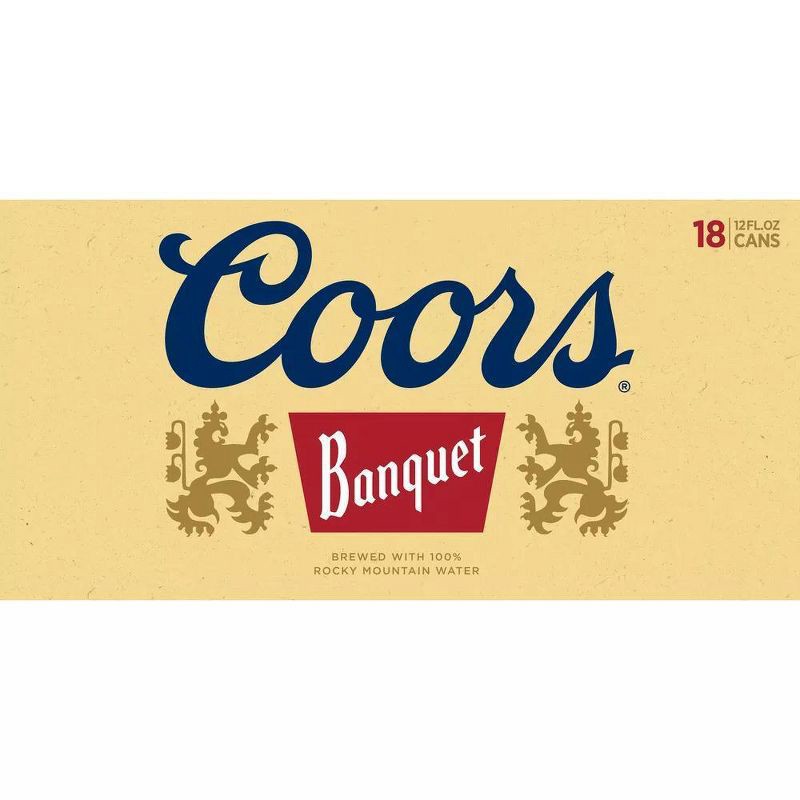 slide 6 of 6, Coors Banquet Beer - 18pk/12 fl oz Cans, 18 ct; 12 fl oz