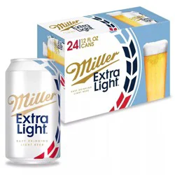Miller Extra Extra Light Beer - 24pk/12 fl oz Cans