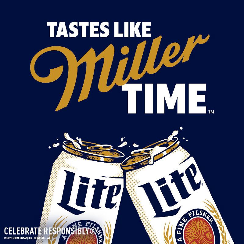 slide 4 of 7, Miller Lite Beer - 24 fl oz Can, 24 fl oz