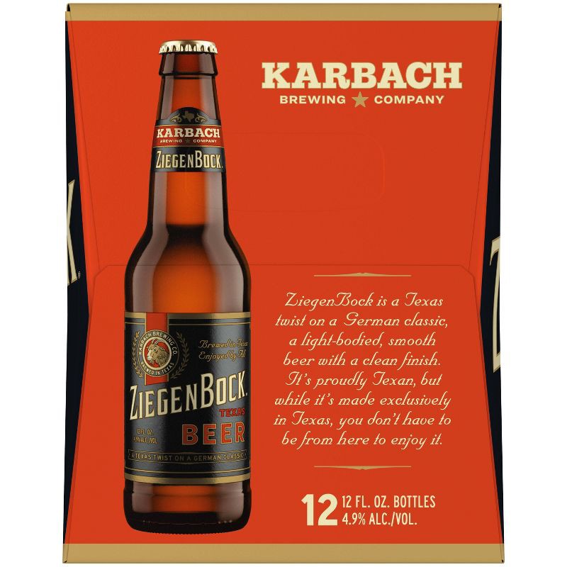 slide 2 of 10, ZiegenBock Texas Amber Beer - 12pk/12 fl oz Bottles, 12 ct; 12 fl oz