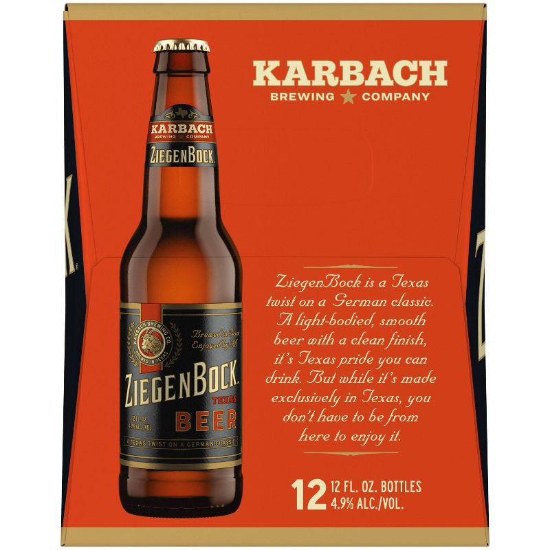 slide 4 of 10, ZiegenBock Texas Amber Beer - 12pk/12 fl oz Bottles, 12 ct; 12 fl oz