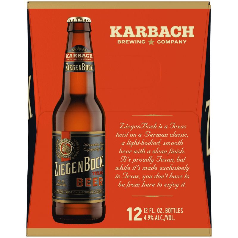 slide 10 of 10, ZiegenBock Texas Amber Beer - 12pk/12 fl oz Bottles, 12 ct; 12 fl oz