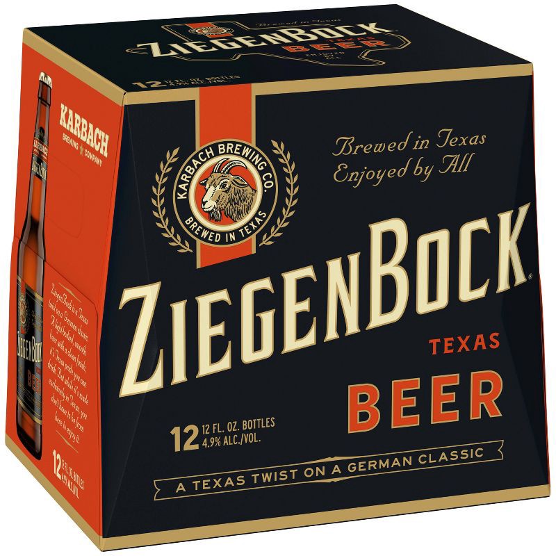 slide 1 of 1, ZiegenBock Texas Amber Beer - 12pk/12 fl oz Bottles, 12 ct; 12 fl oz