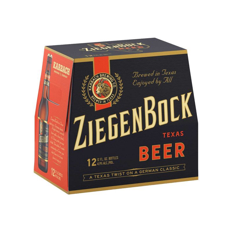 slide 1 of 10, ZiegenBock Texas Amber Beer - 12pk/12 fl oz Bottles, 12 ct; 12 fl oz