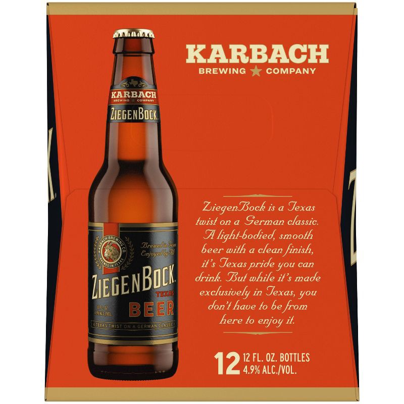 slide 8 of 10, ZiegenBock Texas Amber Beer - 12pk/12 fl oz Bottles, 12 ct; 12 fl oz