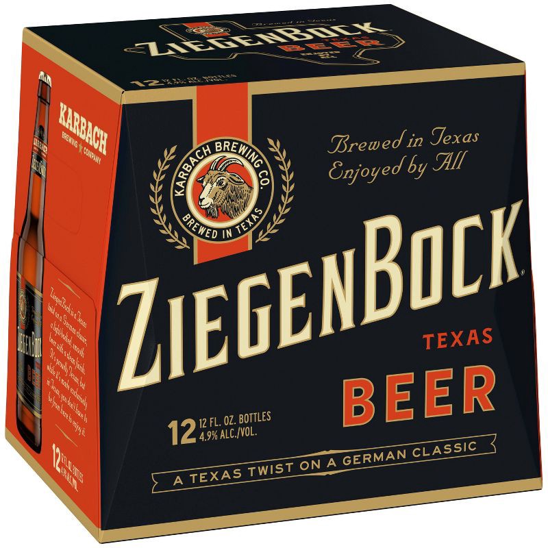 slide 1 of 10, ZiegenBock Texas Amber Beer - 12pk/12 fl oz Bottles, 12 ct; 12 fl oz