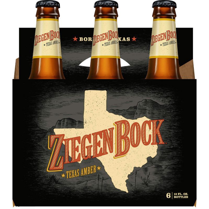 slide 4 of 6, ZiegenBock Texas Amber Beer - 6pk/12 fl oz Bottles, 6 ct; 12 fl oz