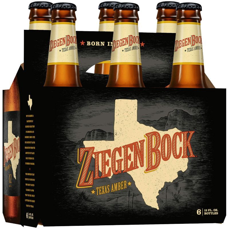 slide 1 of 6, ZiegenBock Texas Amber Beer - 6pk/12 fl oz Bottles, 6 ct; 12 fl oz
