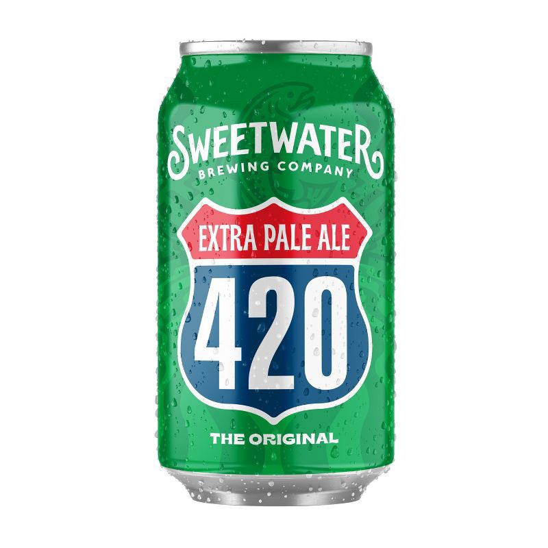slide 3 of 10, SweetWater Brewing Company SweetWater 420 Extra Pale Ale Beer - 6pk/12 fl oz Cans, 6 ct; 12 fl oz