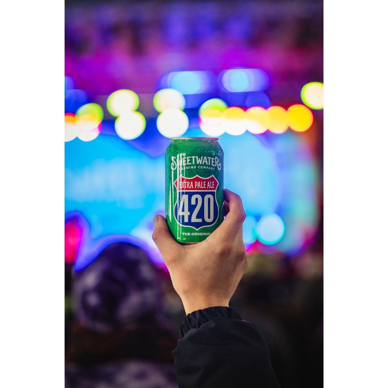 slide 5 of 10, SweetWater Brewing Company SweetWater 420 Extra Pale Ale Beer - 6pk/12 fl oz Cans, 6 ct; 12 fl oz