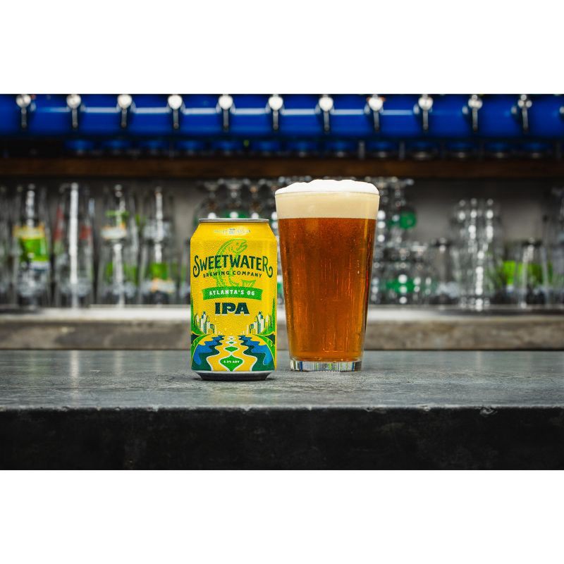 slide 2 of 6, SweetWater Brewing Company SweetWater IPA Beer - 6pk/12 fl oz Cans, 6 ct; 12 fl oz