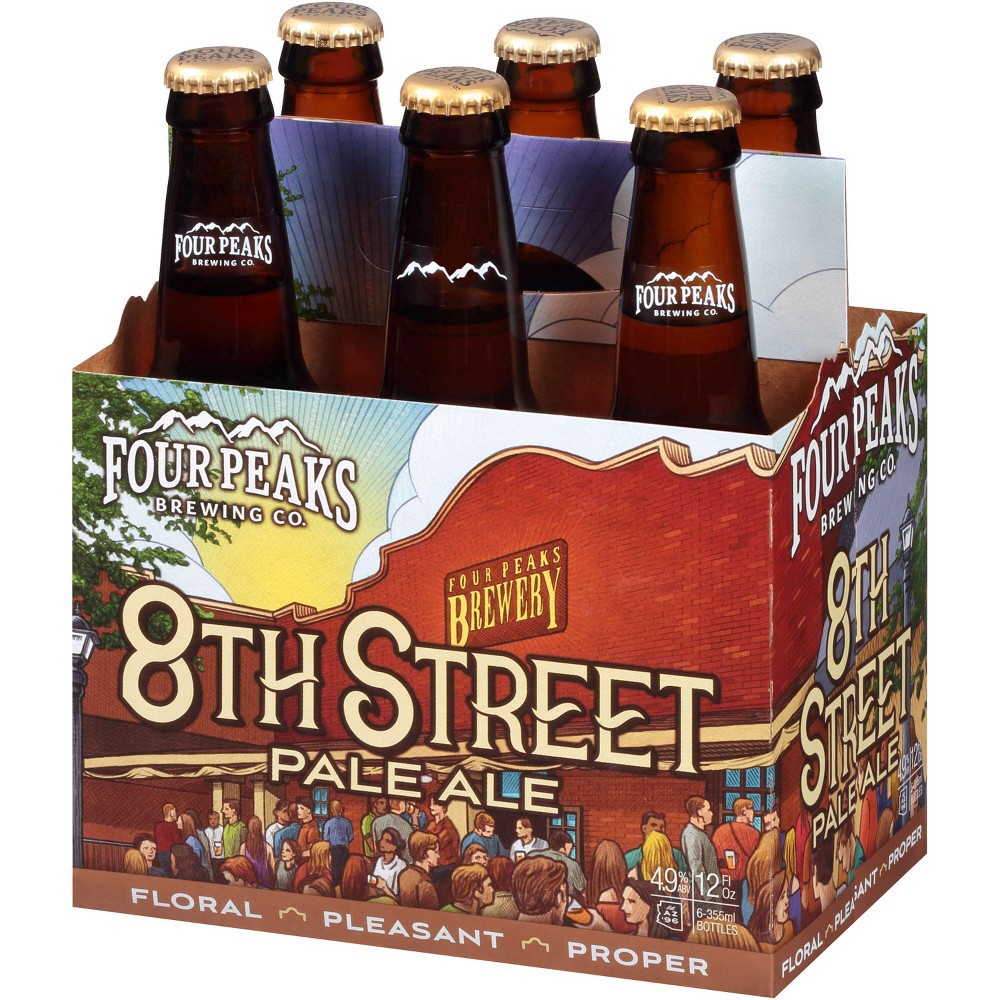 slide 4 of 4, Four Peaks Brewing Company Four Peaks 8th Street Pale Ale Beer - 6pk/12 fl oz Bottles, 6 ct; 12 fl oz