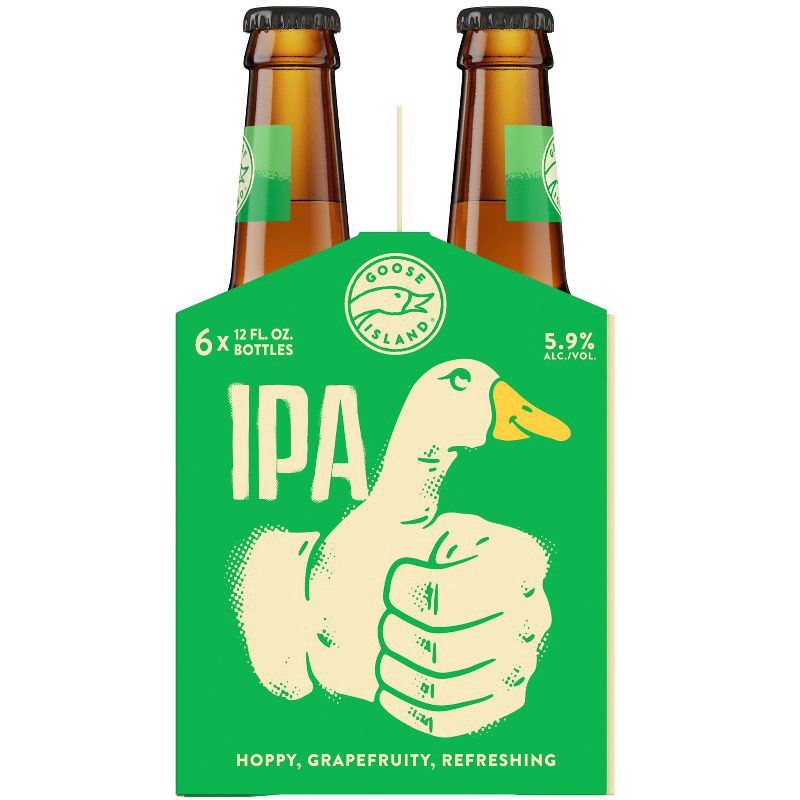 slide 6 of 9, Goose Island Beer Co. Goose Island IPA Beer - 6pk/12 fl oz Bottles, 6 ct; 12 fl oz