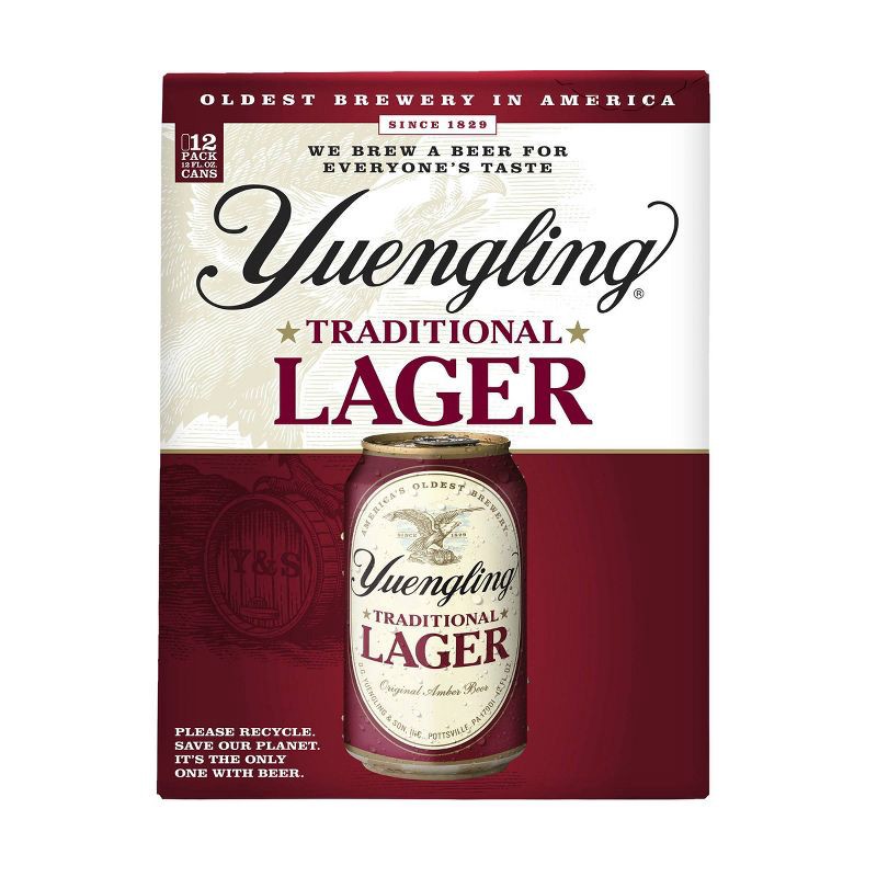 slide 3 of 5, Yuengling Traditional Lager Beer - 12pk/12 fl oz Cans, 12 ct; 12 fl oz