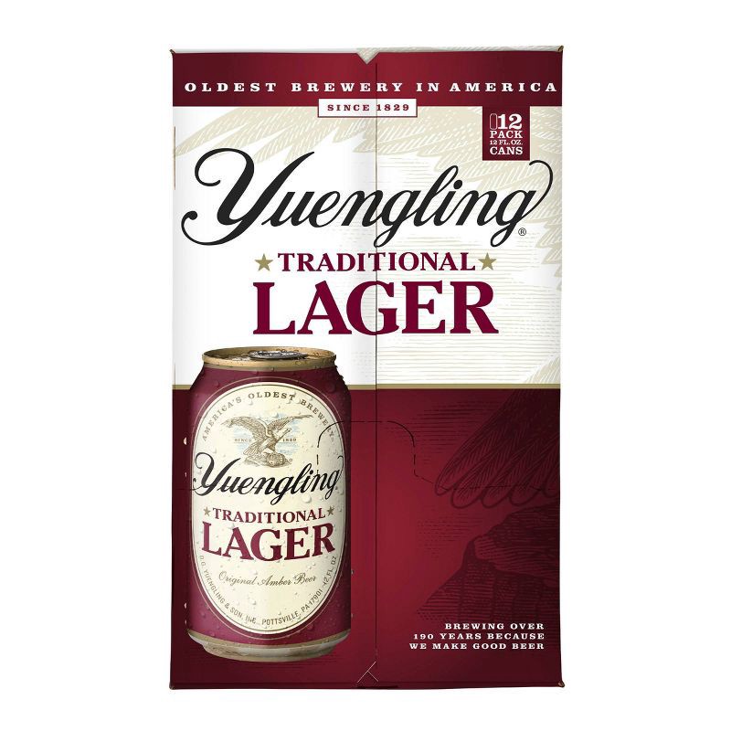 slide 5 of 5, Yuengling Traditional Lager Beer - 12pk/12 fl oz Cans, 12 ct; 12 fl oz