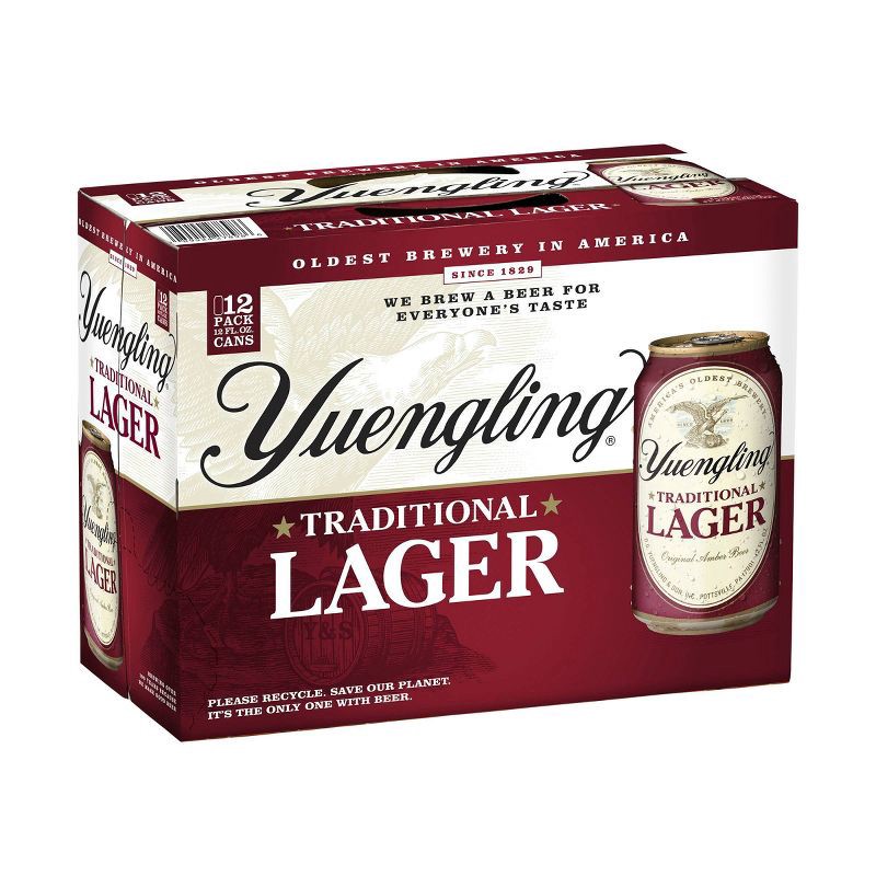 slide 1 of 5, Yuengling Traditional Lager Beer - 12pk/12 fl oz Cans, 12 ct; 12 fl oz