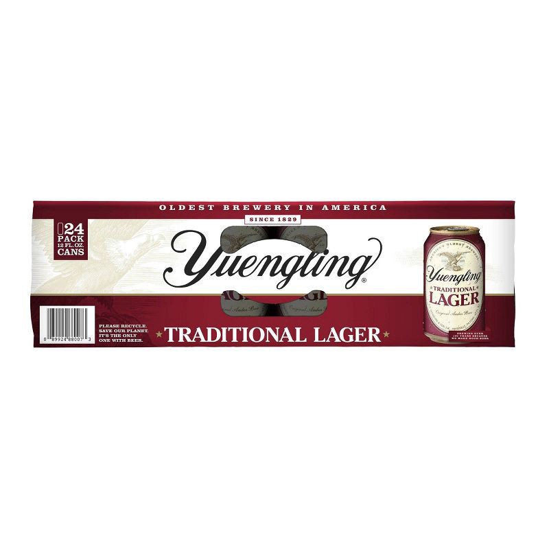 slide 3 of 5, Yuengling Amber Lager Beer - 24pk/12 fl oz Cans, 24 ct; 12 fl oz