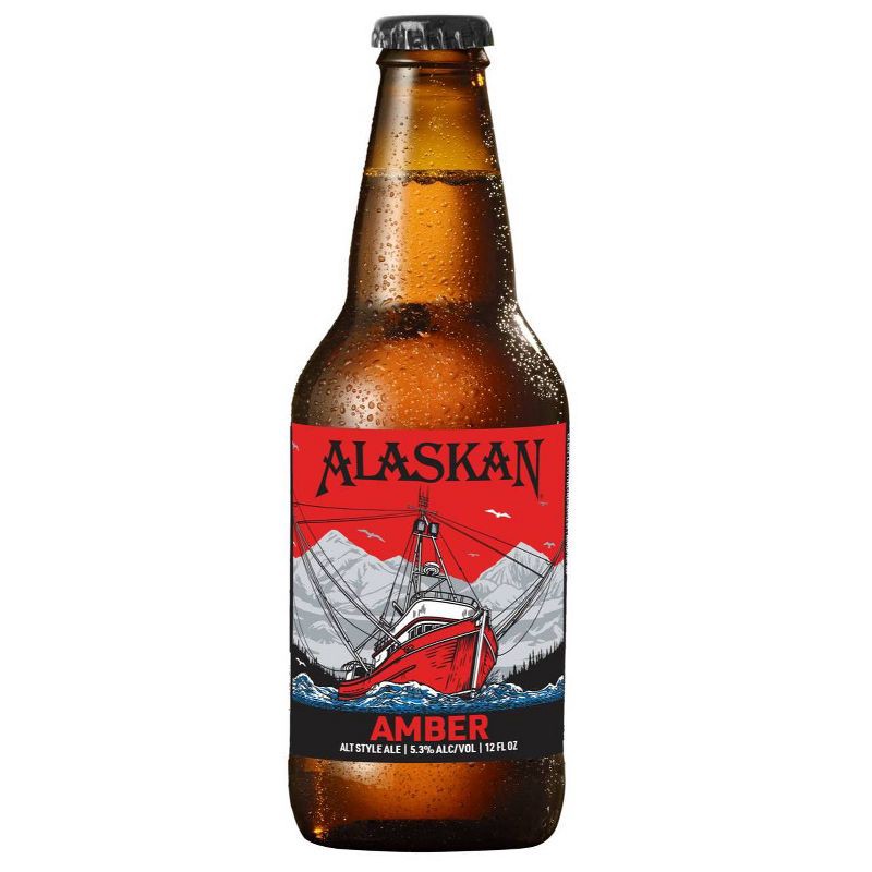 slide 3 of 4, Alaskan Brewing Co. Alaskan Amber Alt Style Ale Beer - 12pk/12 fl oz Bottles, 12 ct; 12 fl oz