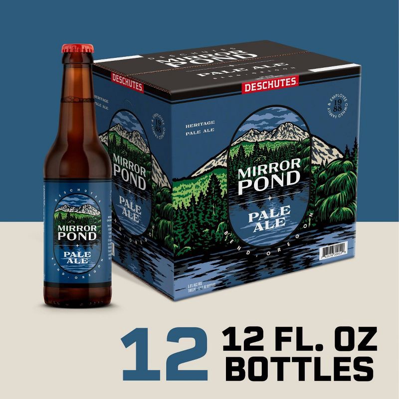 slide 2 of 5, Deschutes Brewery Deschutes Mirror Pond Pale Ale Beer - 12pk/12 fl oz Bottles, 12 ct; 12 fl oz