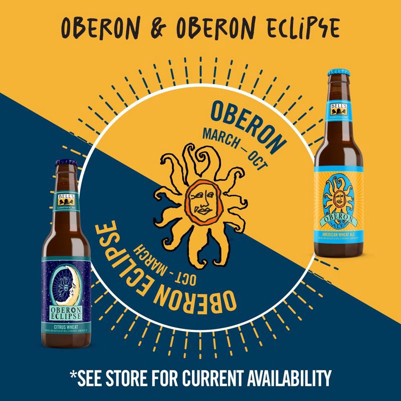 slide 4 of 8, Bell's Brewery Bell's Oberon Wheat Ale Beer - 12pk/12 fl oz Bottles, 12 ct; 12 fl oz