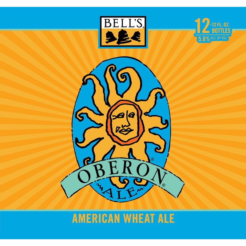 slide 8 of 8, Bell's Brewery Bell's Oberon Wheat Ale Beer - 12pk/12 fl oz Bottles, 12 ct; 12 fl oz