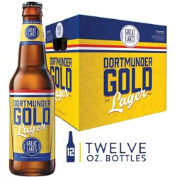 Great Lakes Brewing Co. Great Lakes Dortmunder Gold Lager Beer - 12pk/12 fl oz Bottles