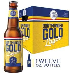 Great Lakes Brewing Co. Great Lakes Dortmunder Gold Lager Beer - 12pk/12 fl oz Bottles