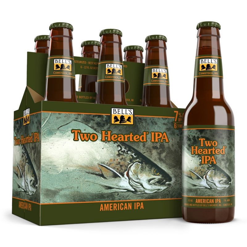slide 1 of 4, Bell's Brewery Bell's Two Hearted Ale IPA Beer - 6pk/12 fl oz Bottles, 6 ct; 12 fl oz