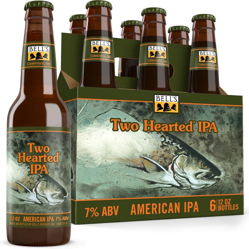 slide 1 of 6, Bell's Brewery Bell's Two Hearted IPA Beer - 6pk/12 fl oz Bottles, 6 ct; 12 fl oz