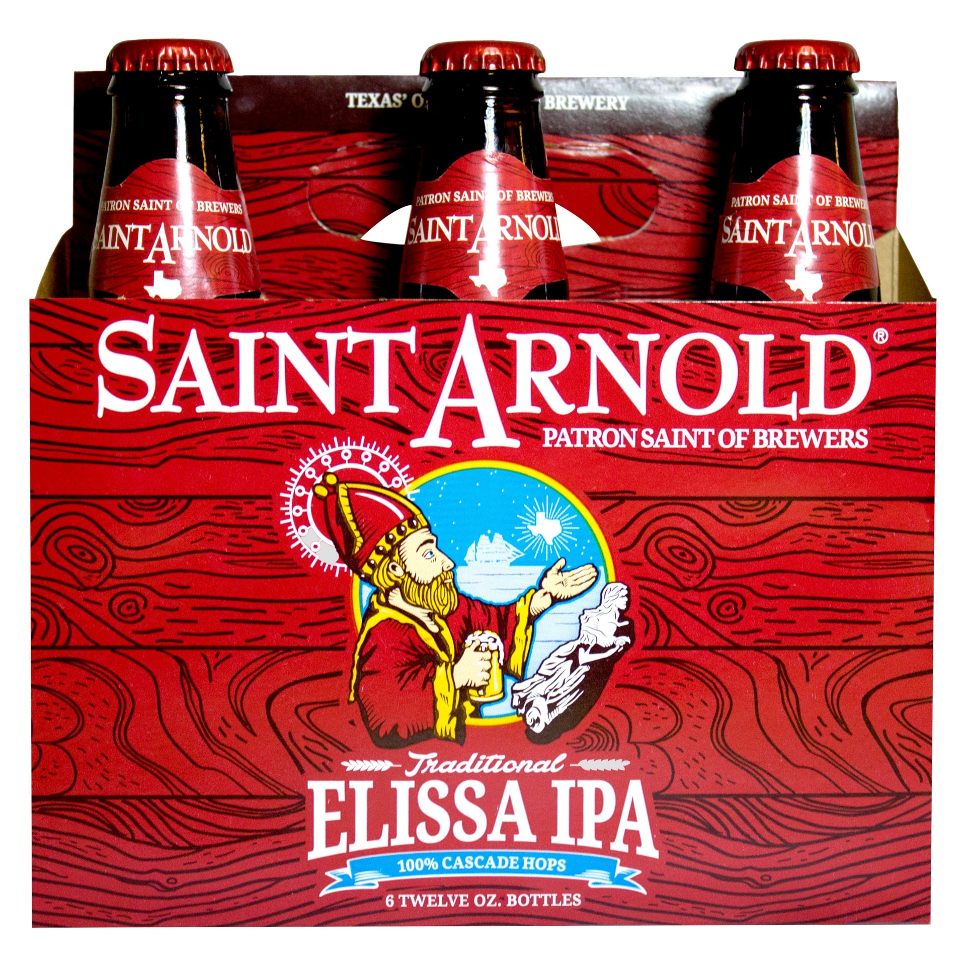 slide 1 of 1, Saint Arnold Elissa IPA Beer - 6pk/12 fl oz Bottles, 6 ct; 12 fl oz