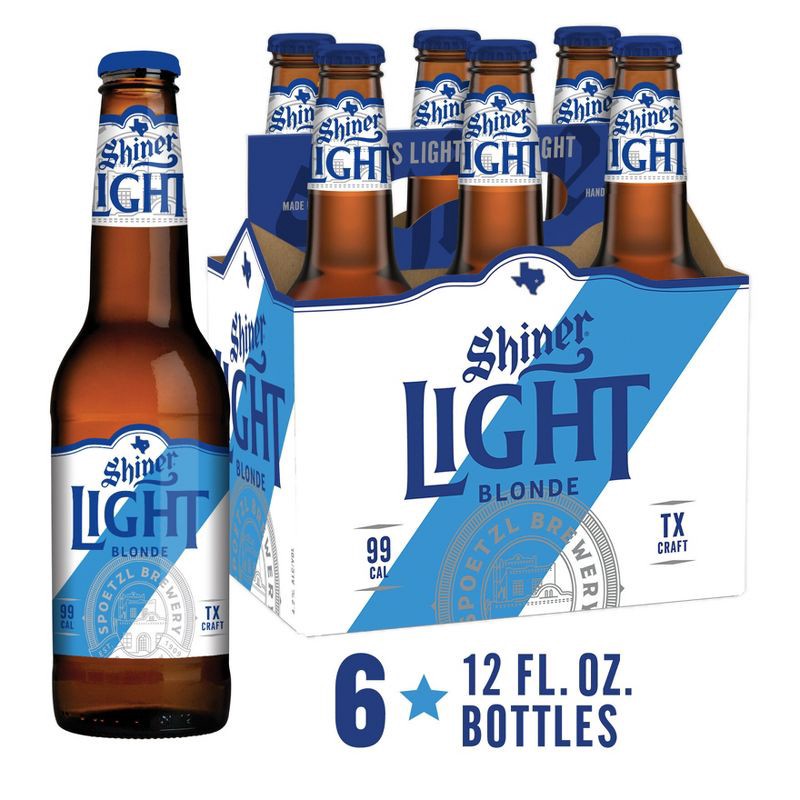 slide 13 of 13, Shiner Light Blonde Beer - 6pk/12 fl oz Bottles, 6 ct; 12 fl oz