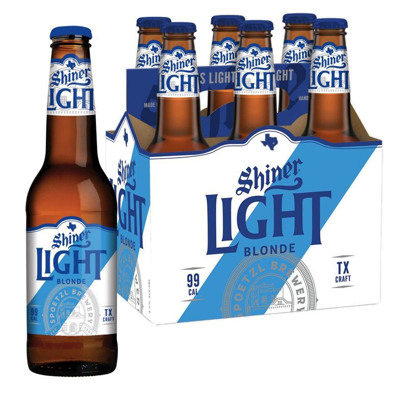 slide 12 of 13, Shiner Light Blonde Beer - 6pk/12 fl oz Bottles, 6 ct; 12 fl oz