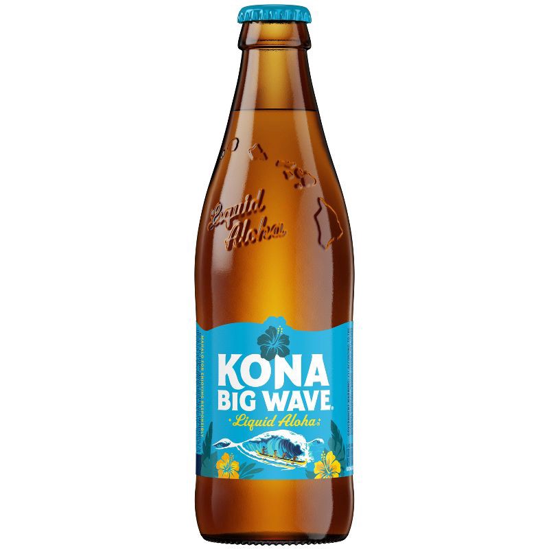 slide 9 of 10, Kona Brewing Co. Kona Big Wave Golden Ale Beer - 6pk/12 fl oz Bottles, 6 ct; 12 fl oz