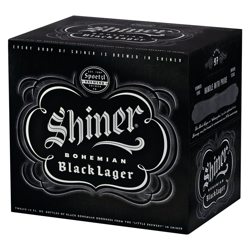 slide 2 of 2, Shiner Bohemian Black Lager Beer - 12pk/12 fl oz Bottles, 12 ct; 12 fl oz