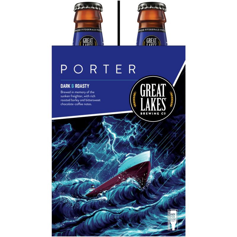 slide 3 of 3, Great Lakes Brewing Co. Great Lakes Edmund Fitzgerald Porter Beer - 6pk/12 fl oz Bottles, 6 ct; 12 fl oz