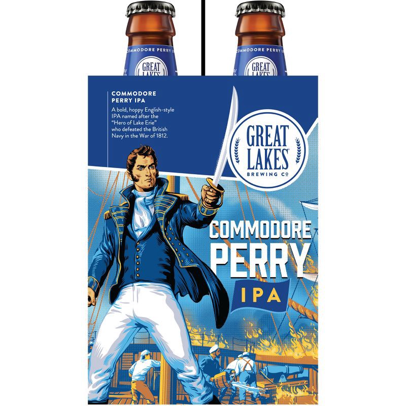 slide 3 of 6, Great Lakes Brewing Co. Great Lakes Commodore Perry IPA Beer - 6pk/12 fl oz Bottles, 6 ct; 12 fl oz