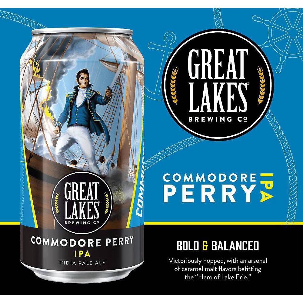 slide 3 of 3, Great Lakes Brewing Co. Great Lakes Commodore Perry IPA Beer - 6pk/12 fl oz Bottles, 6 ct; 12 fl oz