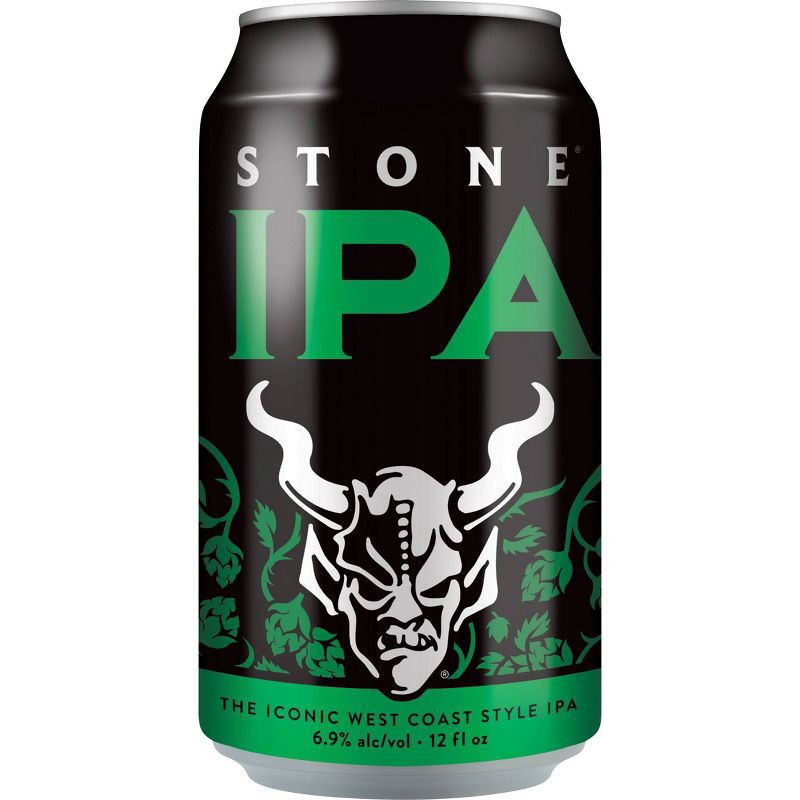 slide 5 of 5, Stone IPA Beer - 12pk/12 fl oz Cans, 12 ct; 12 fl oz