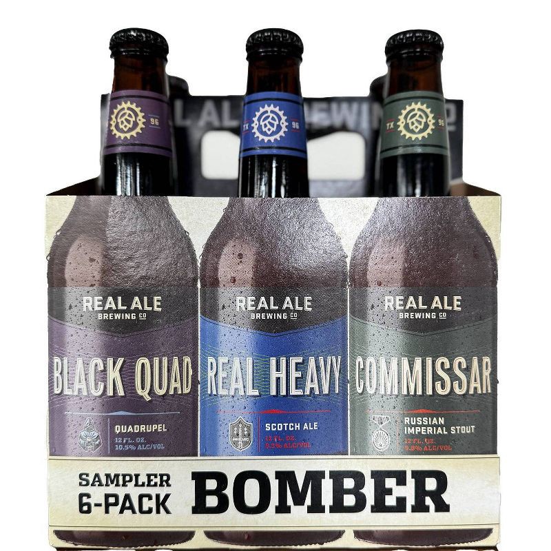 slide 2 of 3, Real Ale Brewing Co. Real Ale Brewing Sampler Variety Pack - 6pk/12 fl oz Bottles, 6 ct; 12 fl oz