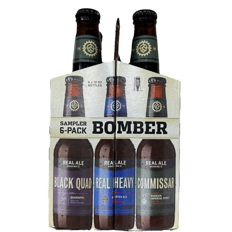 slide 3 of 3, Real Ale Brewing Co. Real Ale Brewing Sampler Variety Pack - 6pk/12 fl oz Bottles, 6 ct; 12 fl oz
