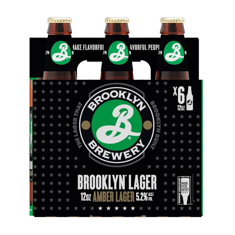 slide 3 of 6, Brooklyn Brewery Brooklyn Lager Beer - 6pk/12 fl oz Bottles, 6 ct; 12 fl oz