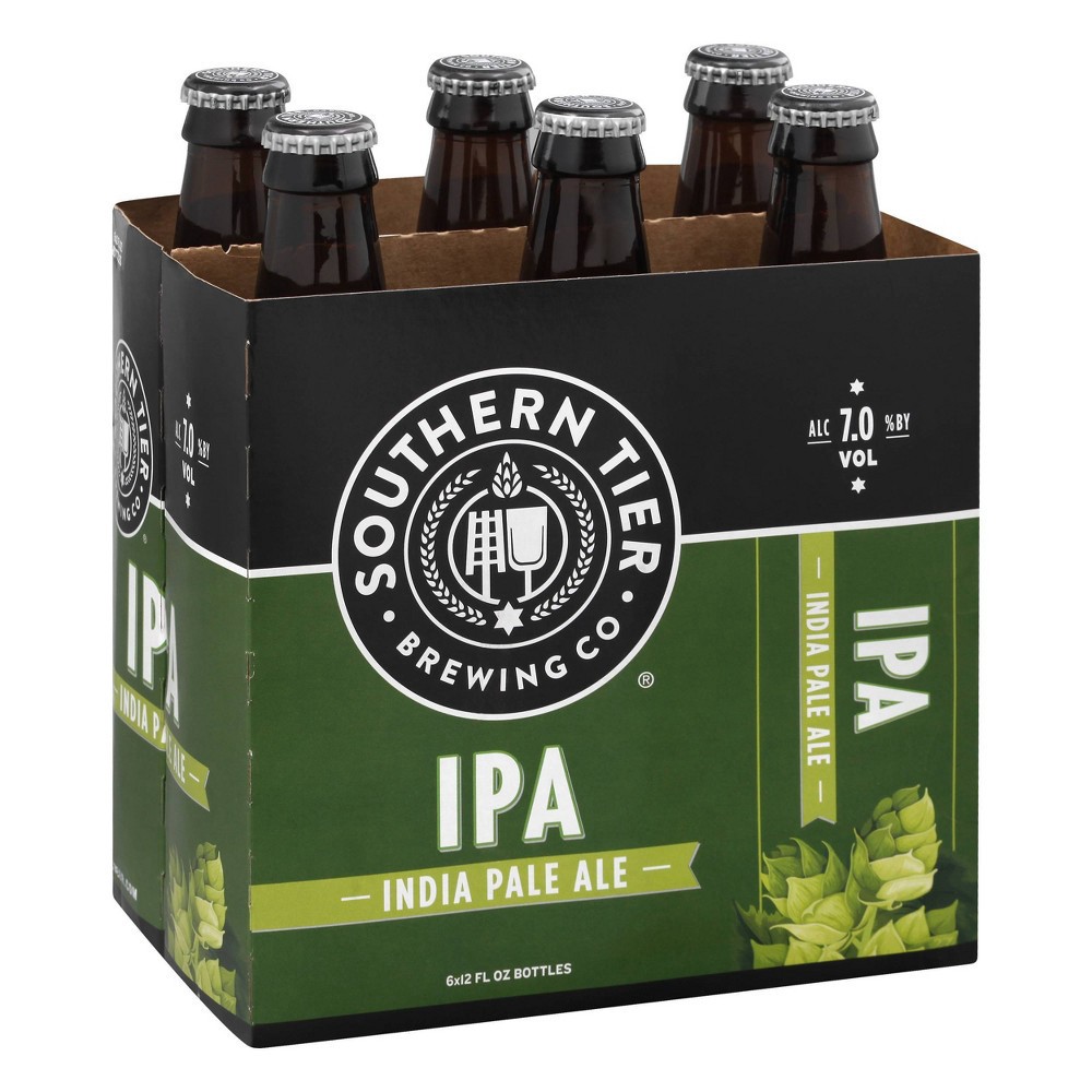 slide 3 of 4, Southern Tier Brewing Company Southern Tier IPA Beer - 6pk/12 fl oz Bottles, 6 ct; 12 fl oz