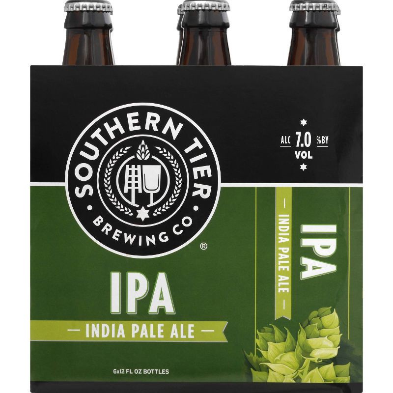 slide 1 of 4, Southern Tier Brewing Company Southern Tier IPA Beer - 6pk/12 fl oz Bottles, 6 ct; 12 fl oz